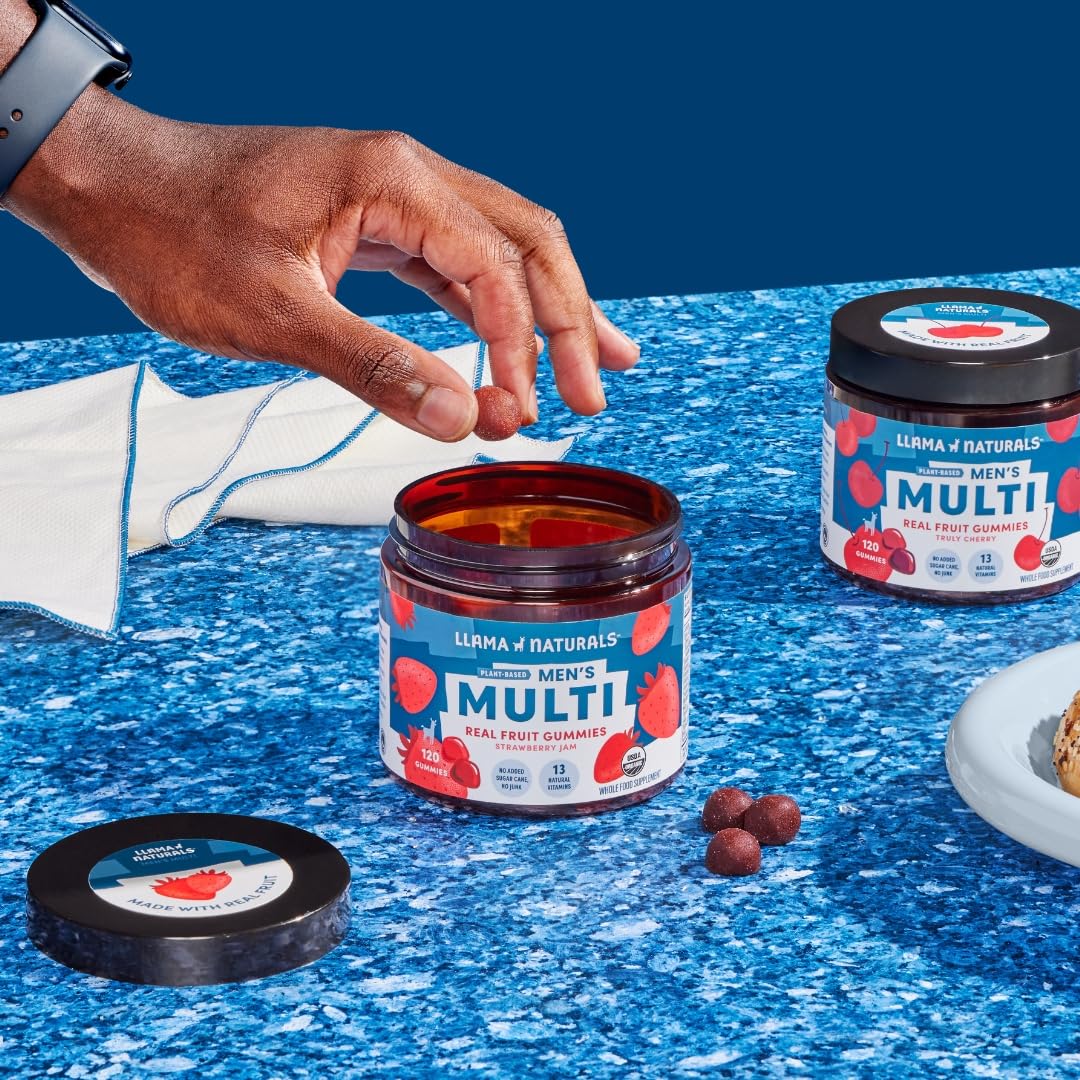 Envase gomitas multivitamínico cherries hombres