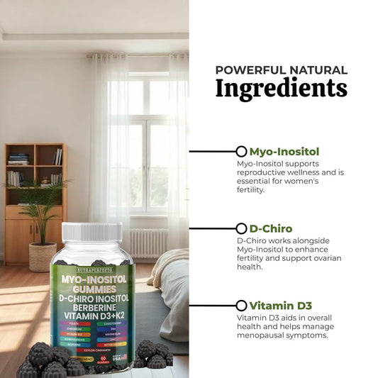 Envase gomitas NutraPerfecto para balance hormonal y ciclo