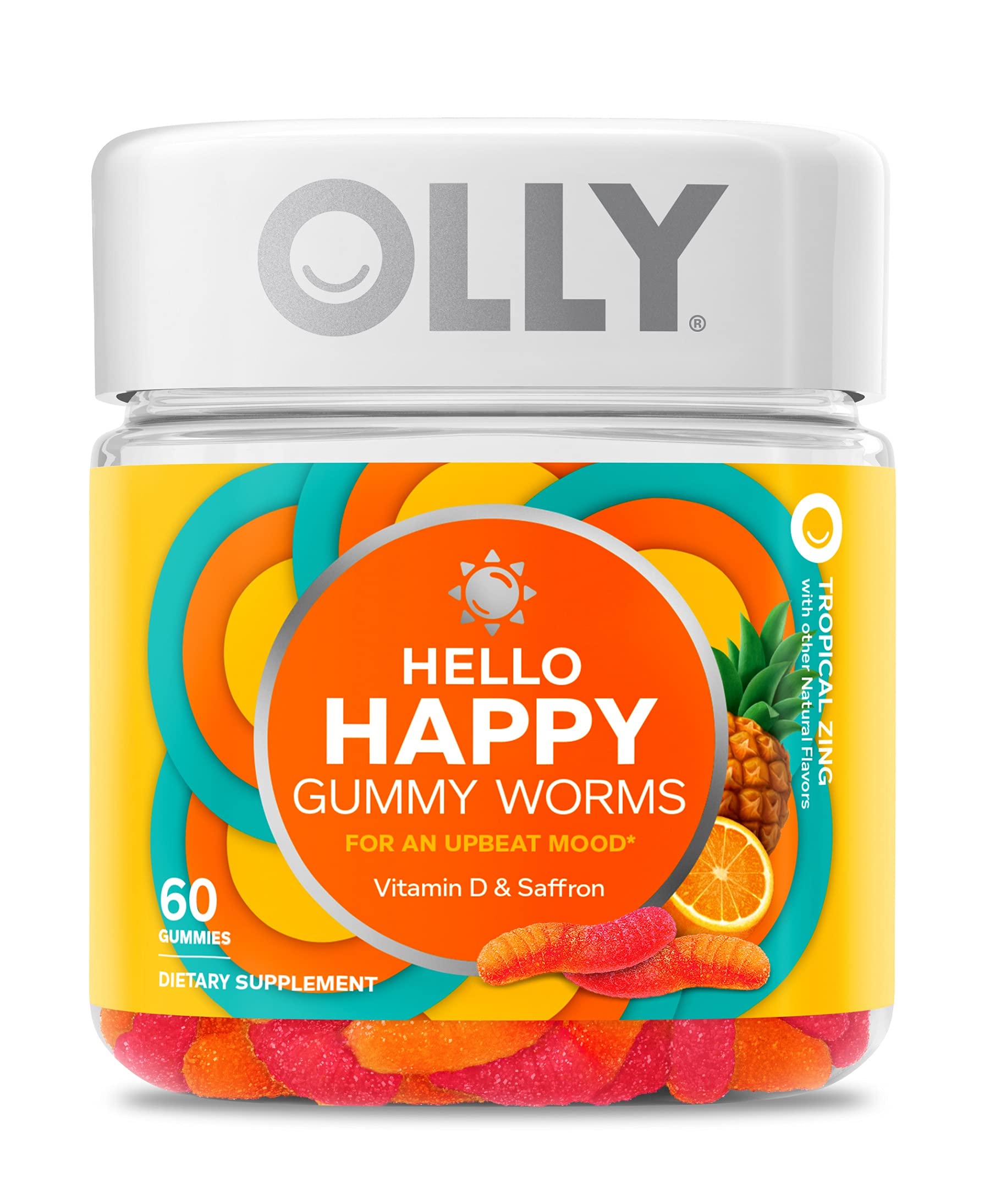 Envase gomitas OLLY extra fuerte energía diaria sin cafeína