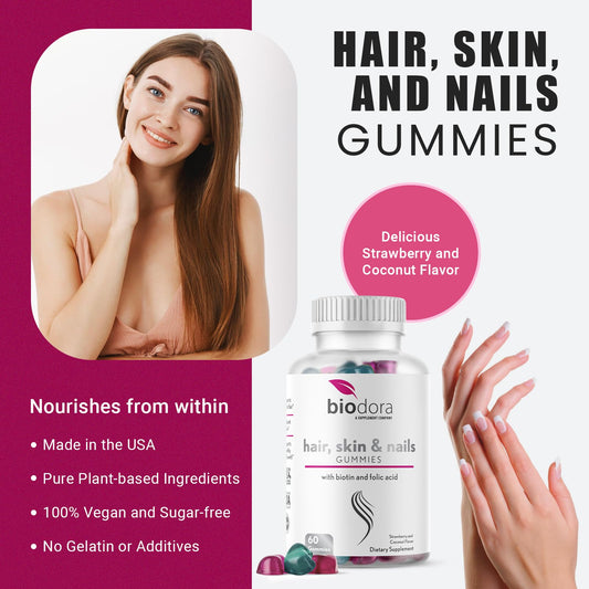 Envase gomitas para salud capilar y equilibrio hormonal