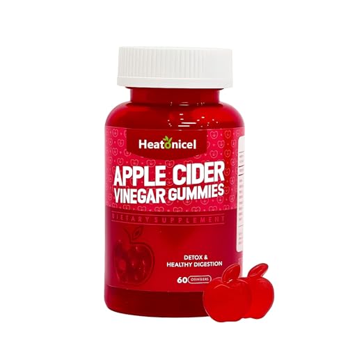 Envase gomitas de vinagre de manzana Heatonicel 60 unidades
