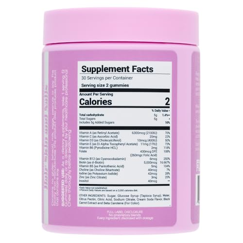 Envase de gomitas ZIVA belleza natural