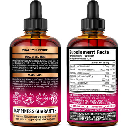 Envase gotas vitaminas D3 K2 Nutraharmony orgánico