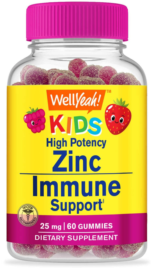 Envase de gummies con sabor natural para niños sin gluten