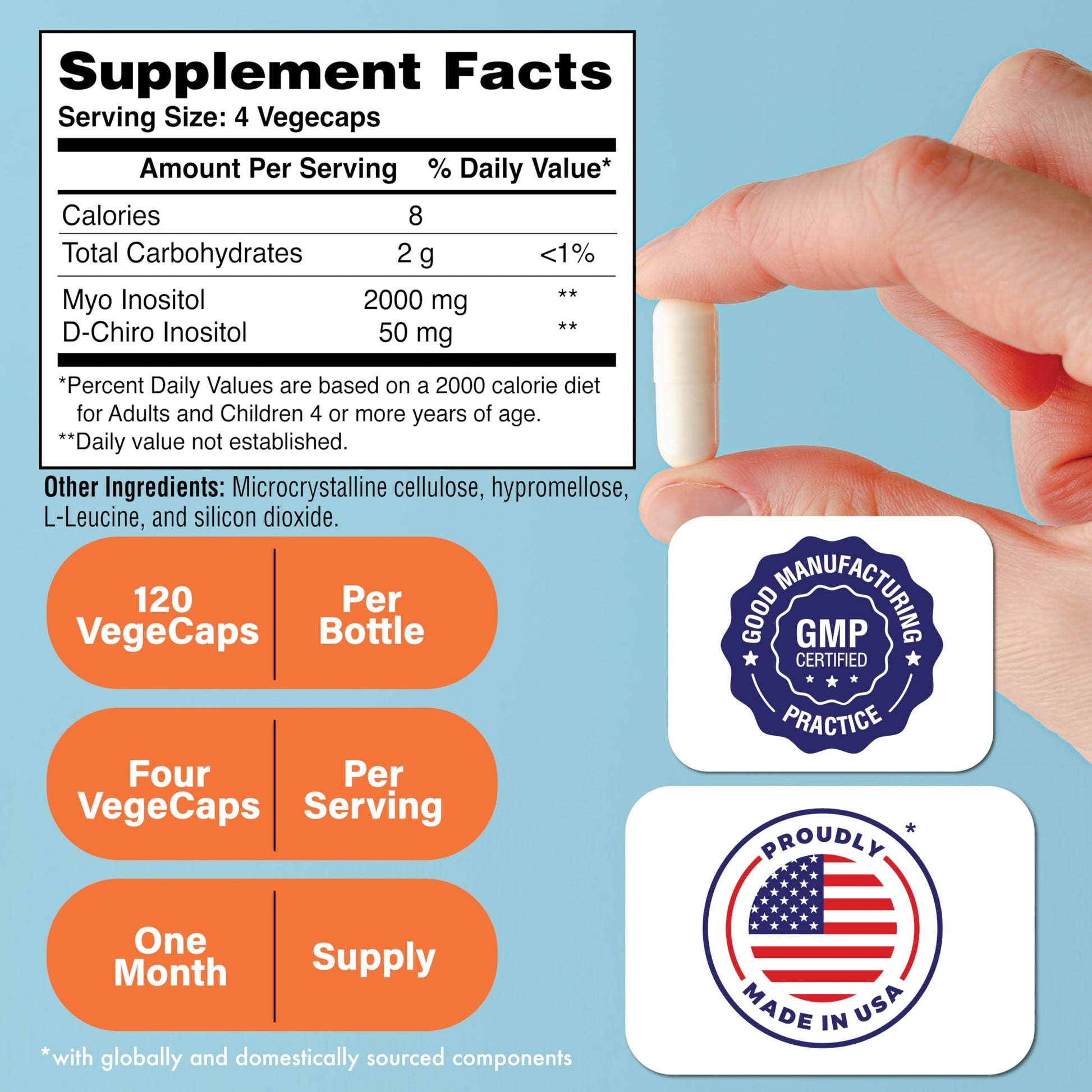 Envase Health Thru Nutrition OVARIS 120 cápsulas