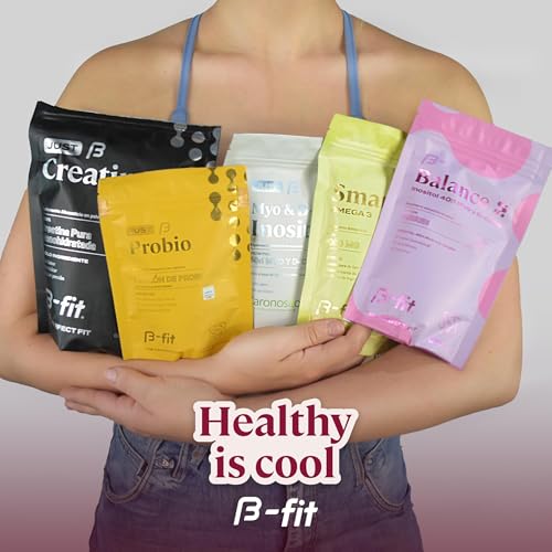 Envase lateral B-FIT Inositol Balance polvo 150g sabor baya