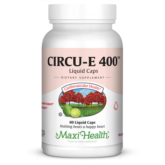 Envase de Maxi Circu E 400 60 cápsulas
