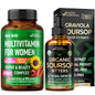 Envase de multivitamínicos NUTRAHARMONY para mujeres