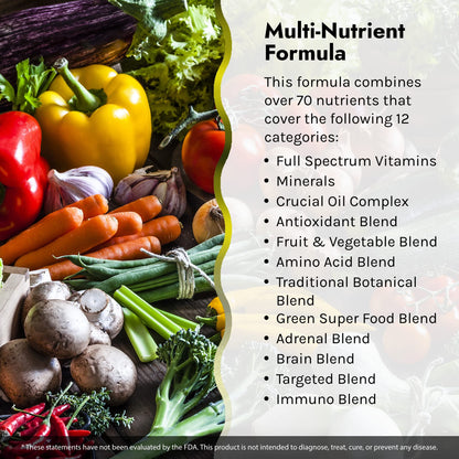 Envase multivitamínico mujer Living Green Irwin Naturals 240 cápsulas