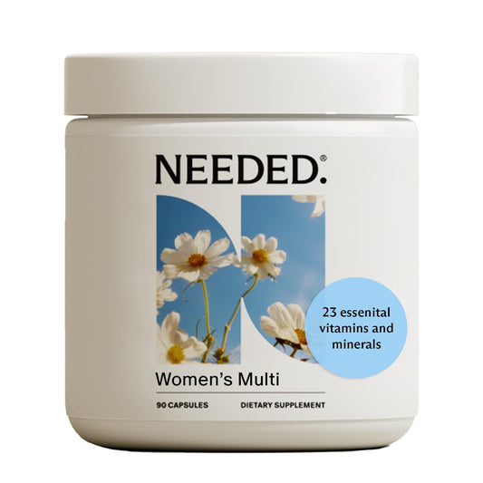 envase multivitamínico mujeres needed 90 cápsulas
