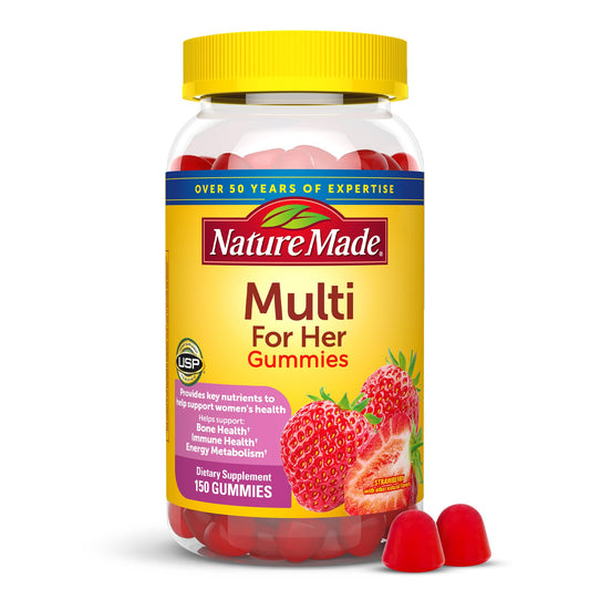 envase multivitamínico para mujeres Nature Made