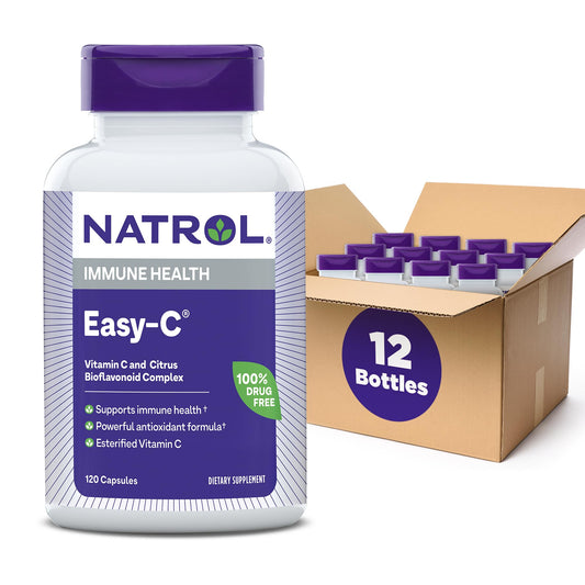 envase natrol easy-c vitamina c 120 cápsulas vegetales
