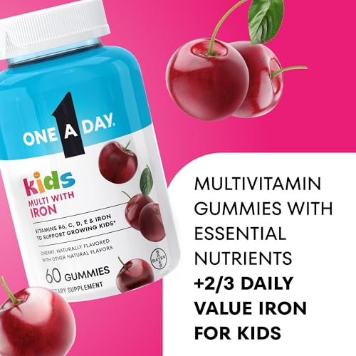 Envase de ONE A DAY Kids Multivitaminas