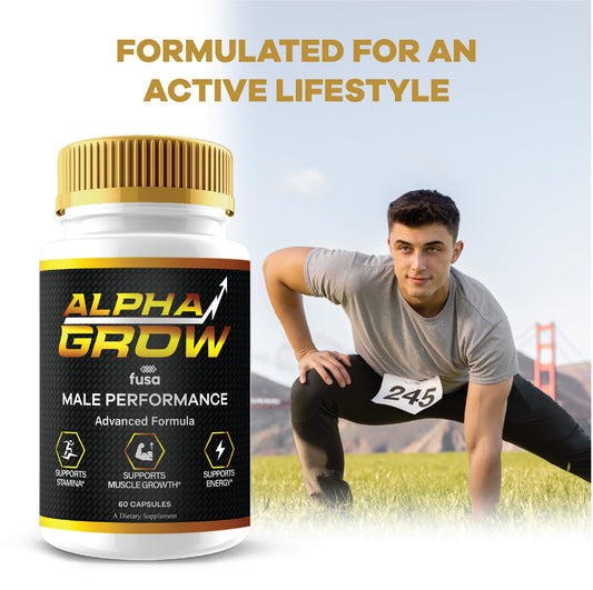 Envase paquete de 2 Alpha Grow cápsulas multivitamínico