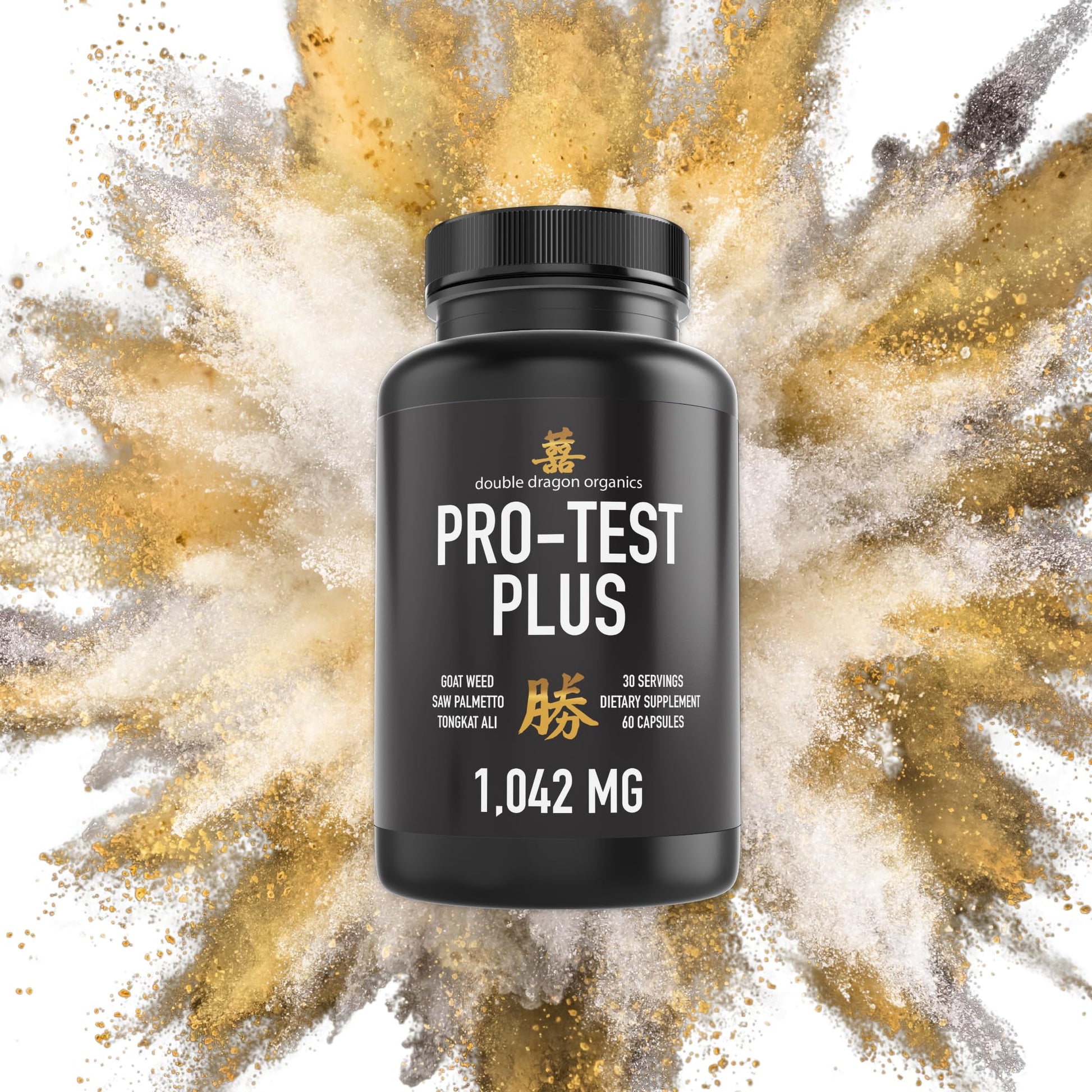 Envase Pro Test Plus 1042mg multivitamínico natural.