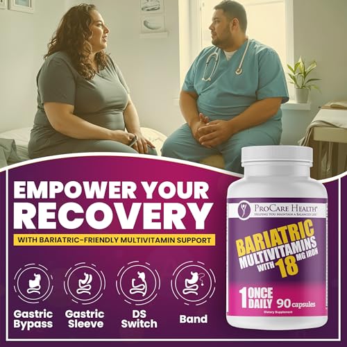 Envase ProCare Health suplemento bariátrico avanzado con hierro