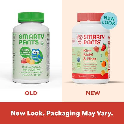 Envase SmartyPants multivitaminas niños y adolescentes 240 unidades