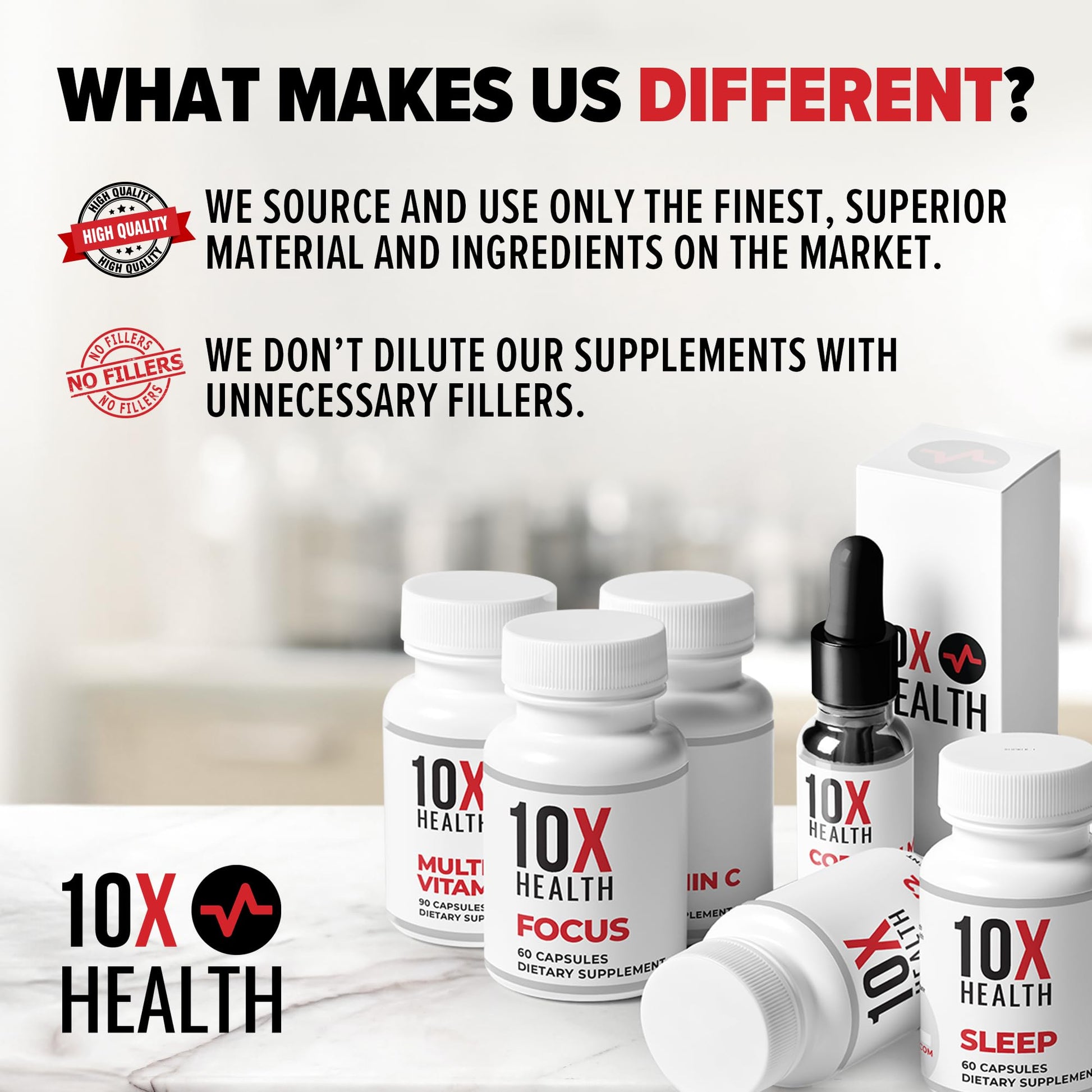 Envase suplemento 10X Health Metilfolato 5 MTHF 60 cápsulas
