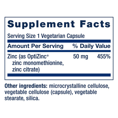 Envase suplemento antioxidant life extension vitamina e zinc