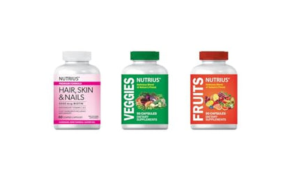 Envase suplemento biotina y antioxidantes Nutrius