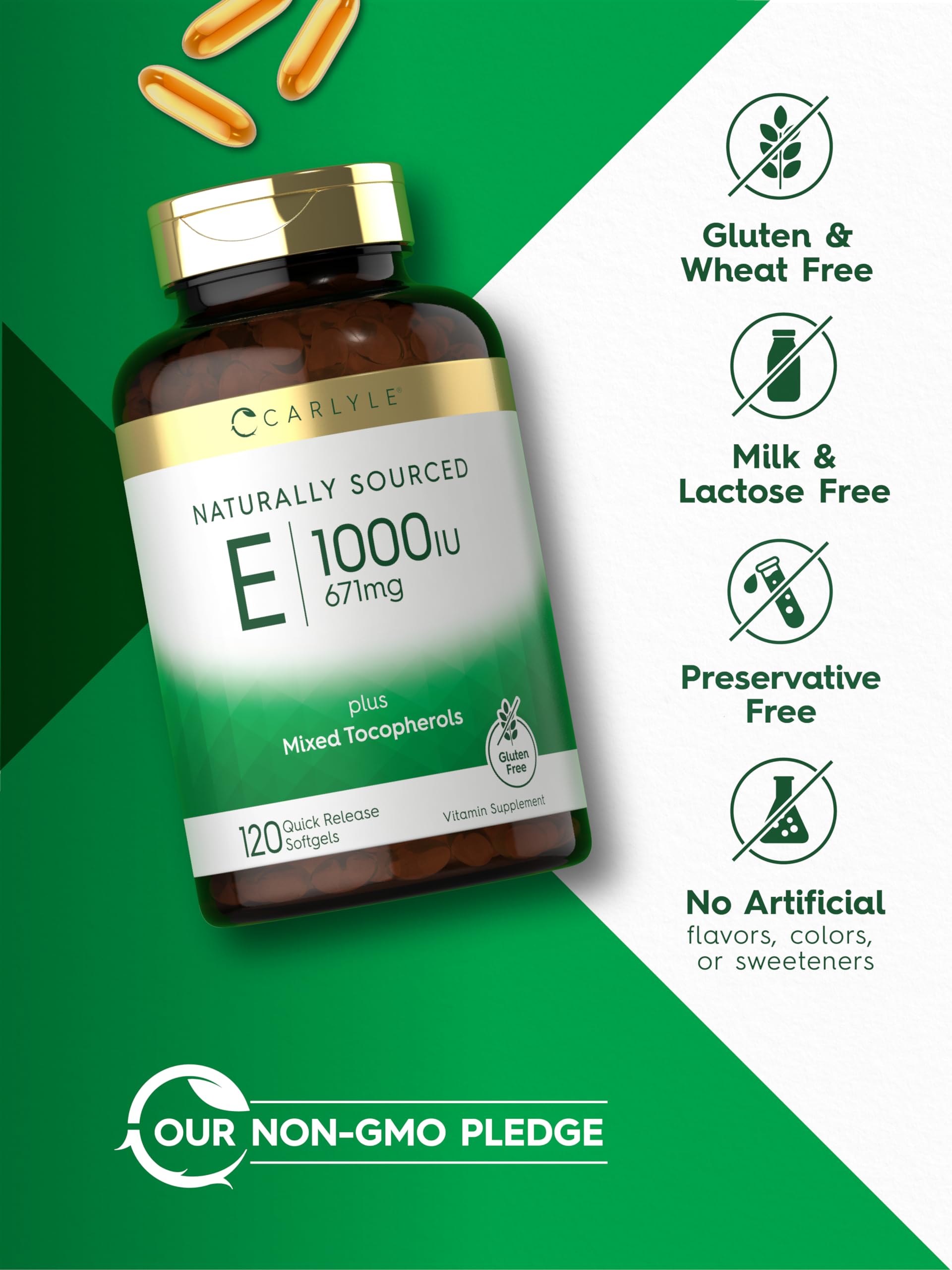 envase suplemento carlyle vitamina e con tocoferoles mixtos