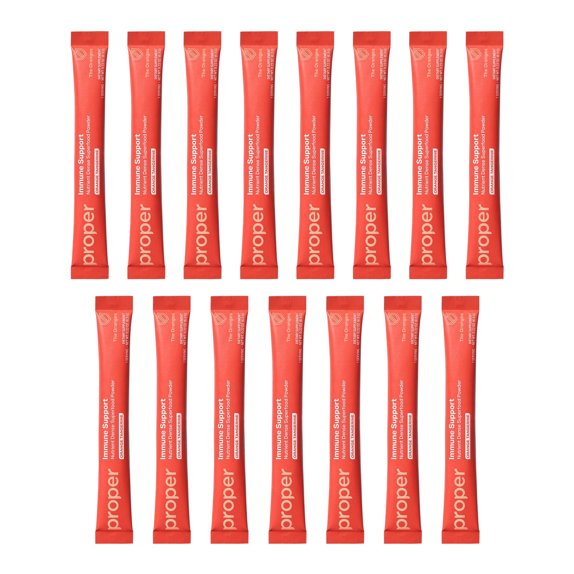 Envase suplemento Proper para apoyo sistema inmune con vitamina C y zinc