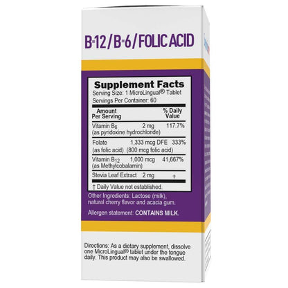 Envase suplemento Superior Source vitamina B12 y B6