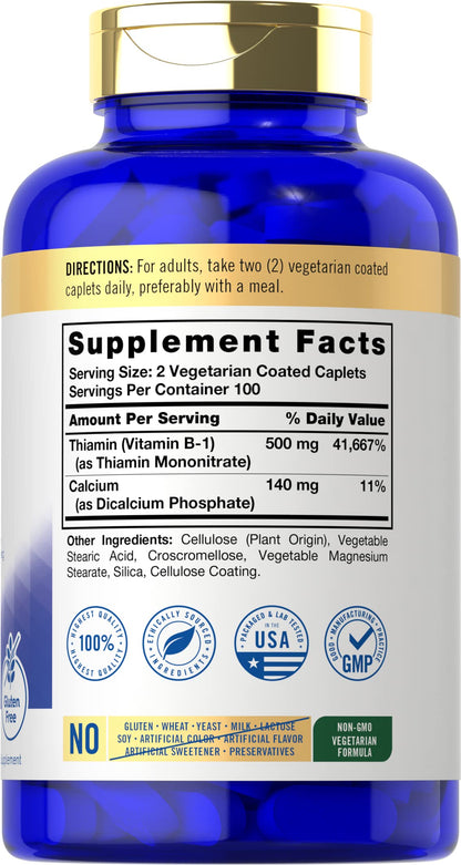 Envase suplemento vitamina b1 carlyle