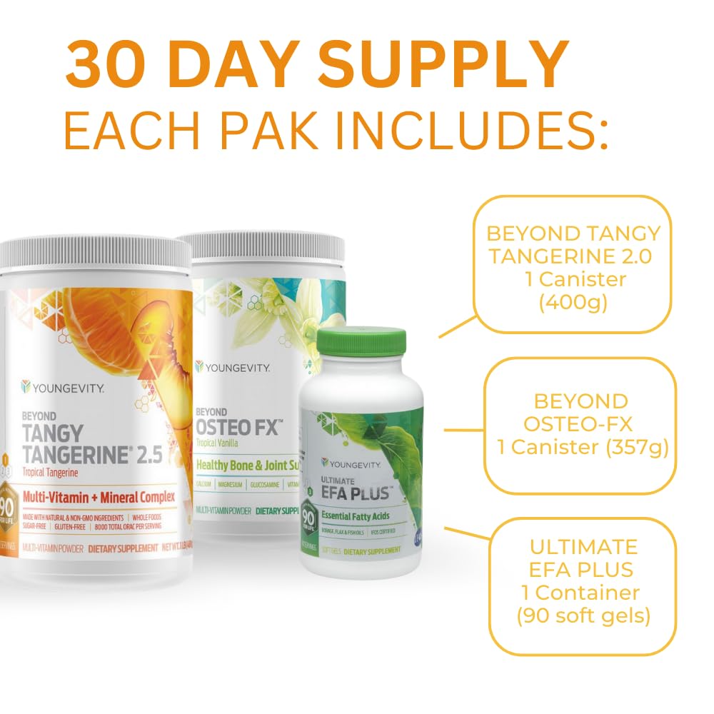 Envase de Tangy Tangerine del paquete Youngevity