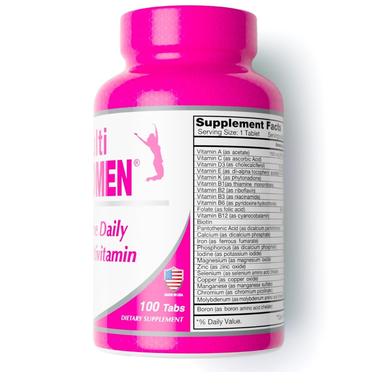 envase trasero multivitaminas mujer instrucciones uso