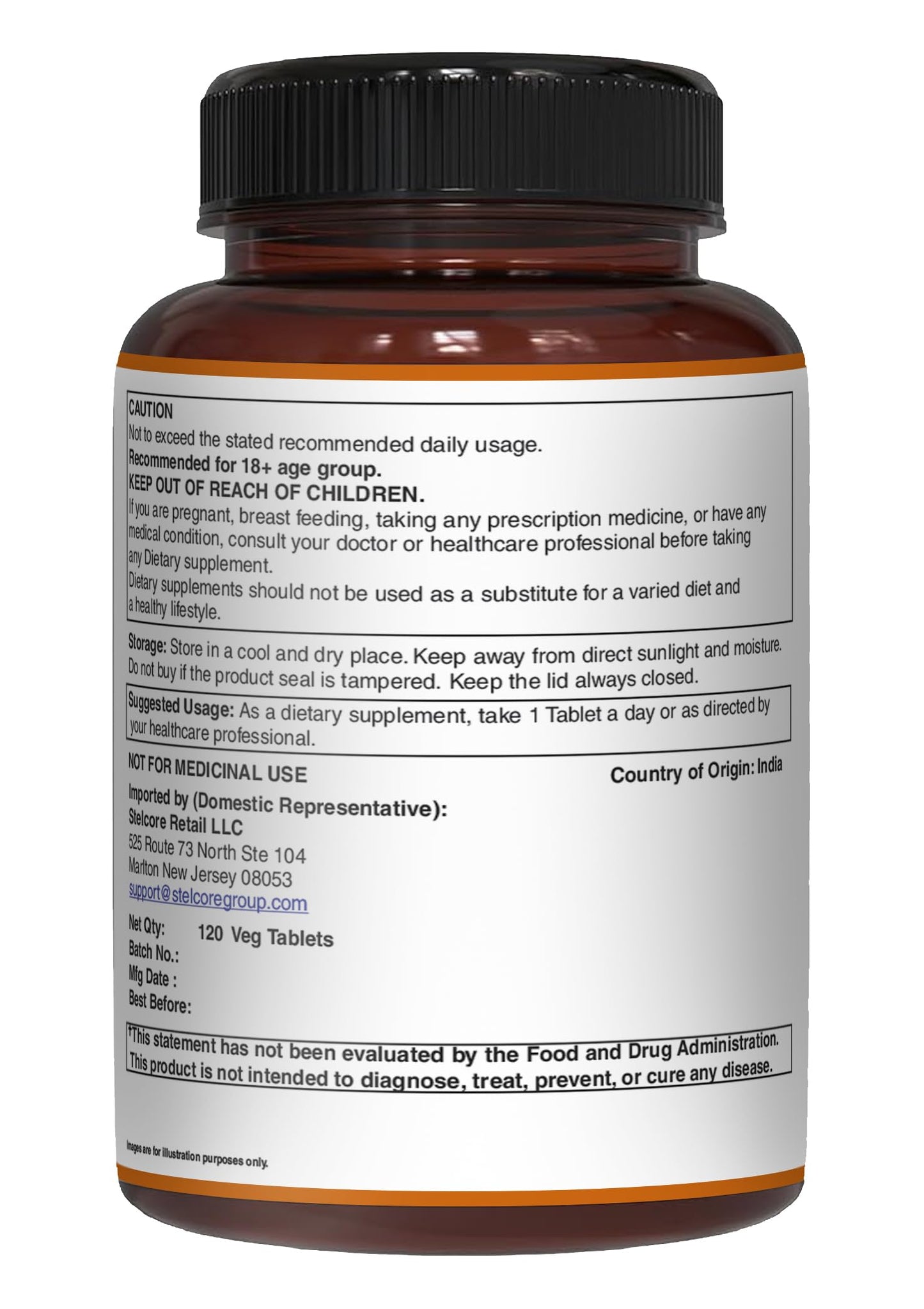 Envase trasero vitamina b12 pure nutrition