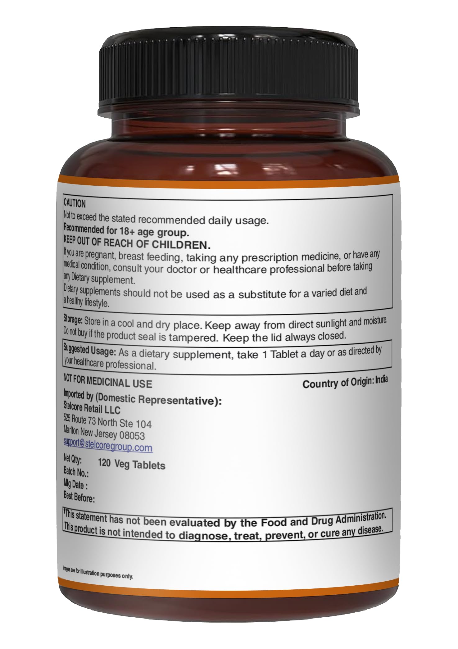 Envase trasero vitamina b12 pure nutrition