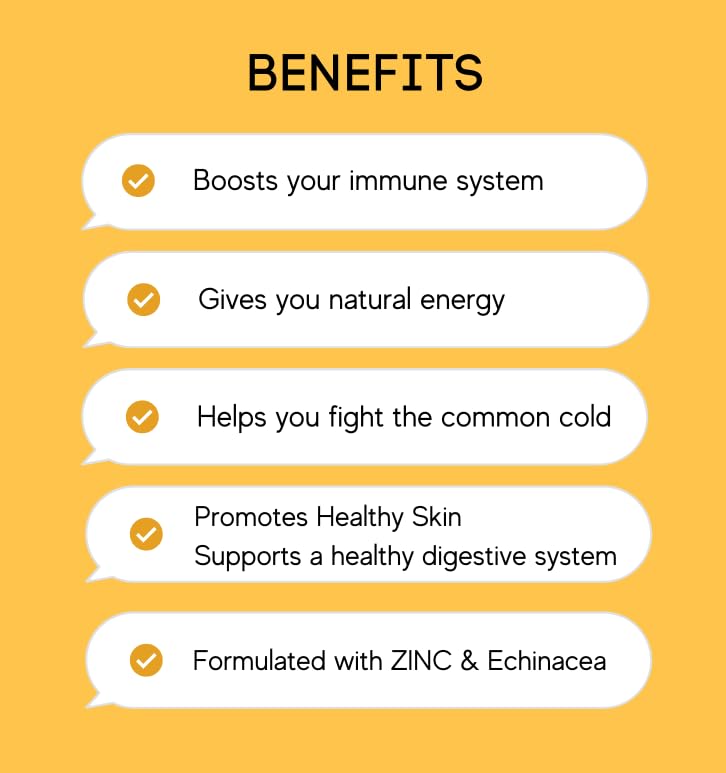 Envase vitamina c con zinc y equinácea ALFA