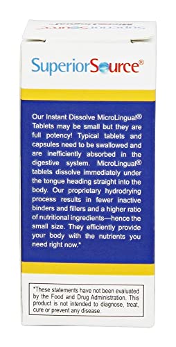 Envase de vitamina K2 MK-4 500 mcg Superior Source para fuerte salud ósea