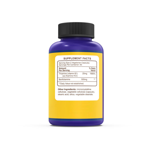 Envase YOYKYE vitaminas B1, Benfotiamina