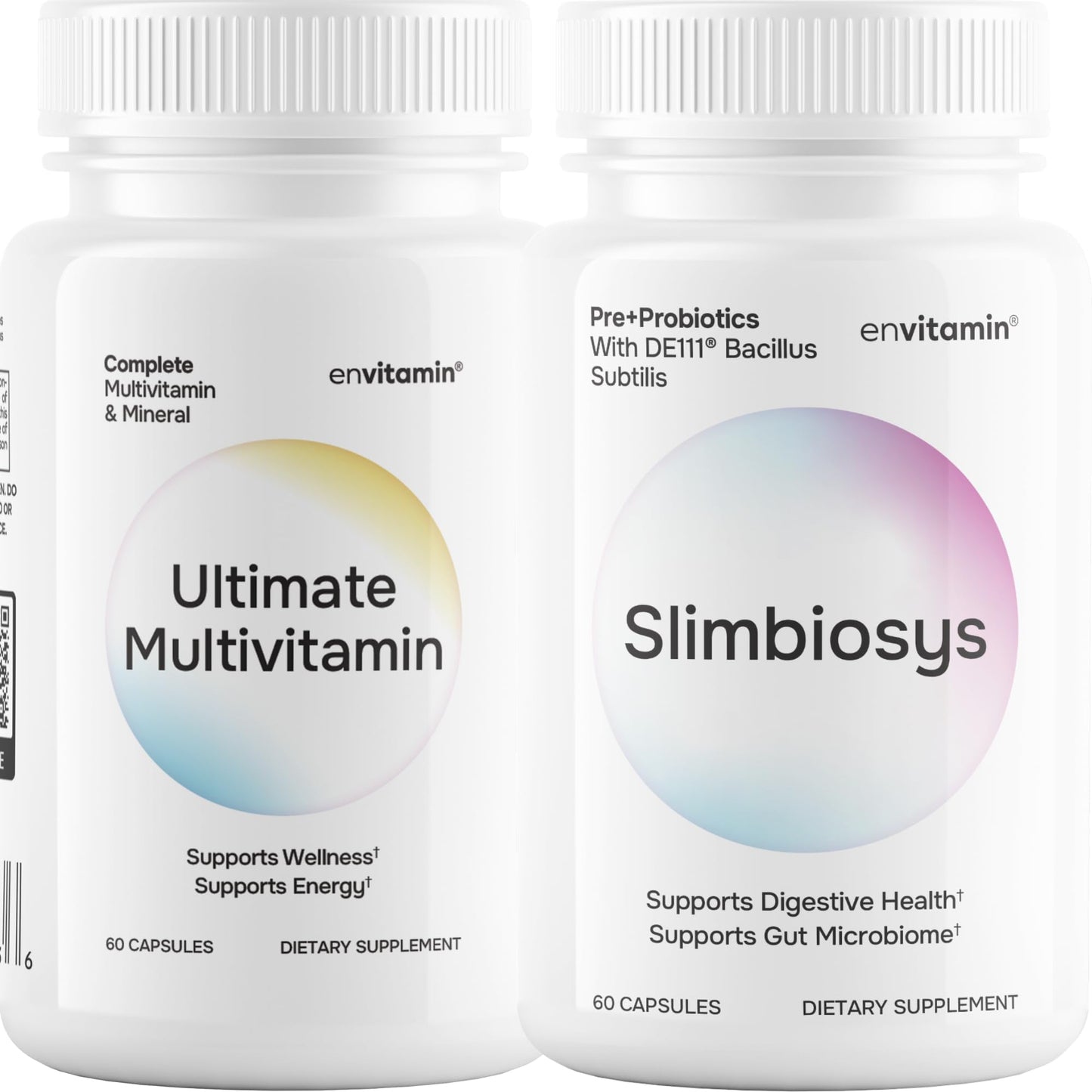 Botellas de envitamin multivitamínico ultimate