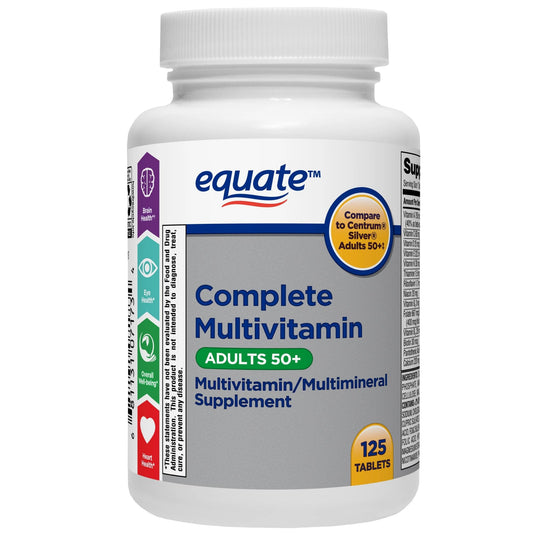 Equate 50+ con etiquetado de ingredientes