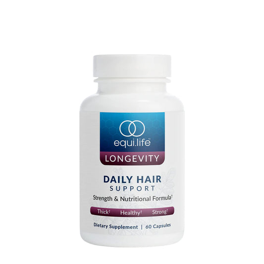 Frasco Equilife Daily Hair Support 60 cápsulas para cabello