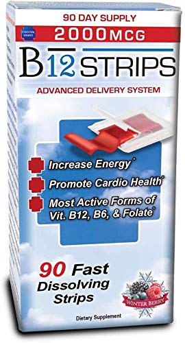 Essential Source tiras sublinguales vitamina B12 2000mcg