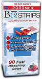Essential Source tiras sublinguales vitamina B12 2000mcg