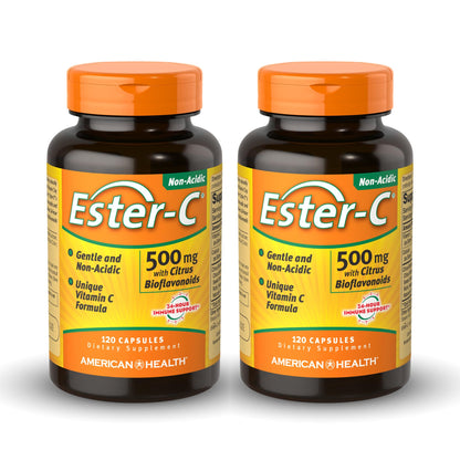 Ester-C American Health 500 mg con bioflavonoides cítricos