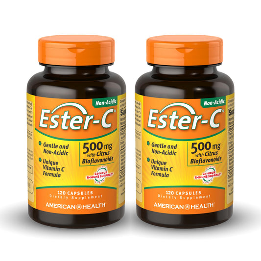 Ester-C American Health 500 mg con bioflavonoides cítricos