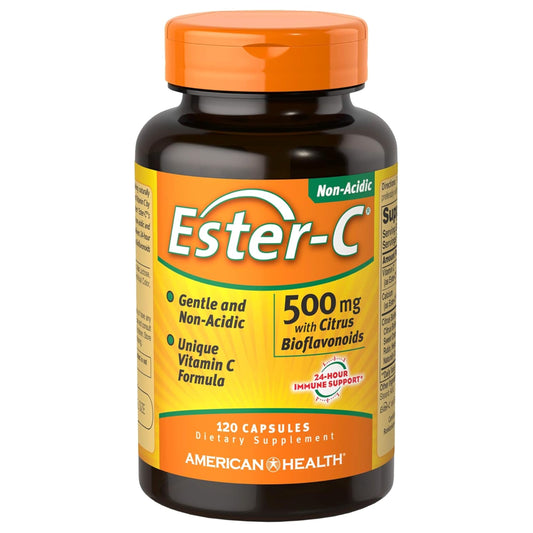 Ester-C American Health cápsulas vitamina C no ácida 500mg
