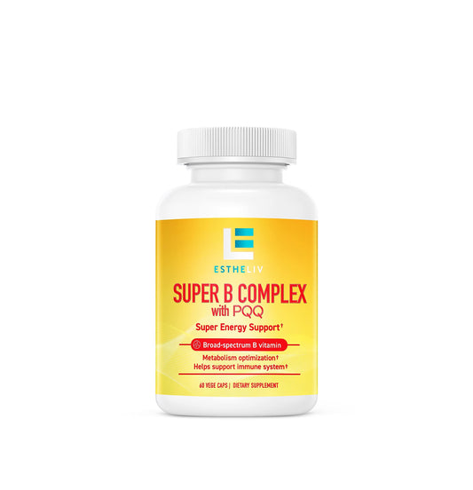 Estheliv complejo b super con pqq suplemento botella