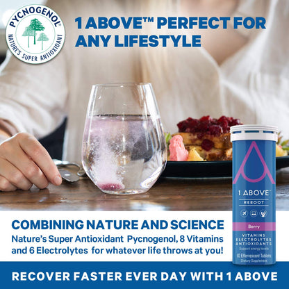estilo de vida activo con 1ABOVE multivitamínico