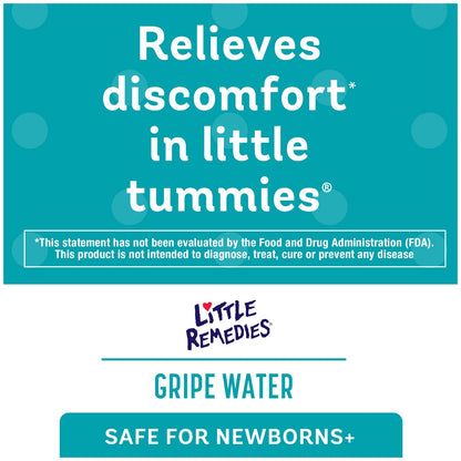 Etiqueta agua de gripe Little Remedies con ingredientes orgánicos