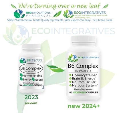 Etiqueta BioInnovations Pharmacal complejo B6
