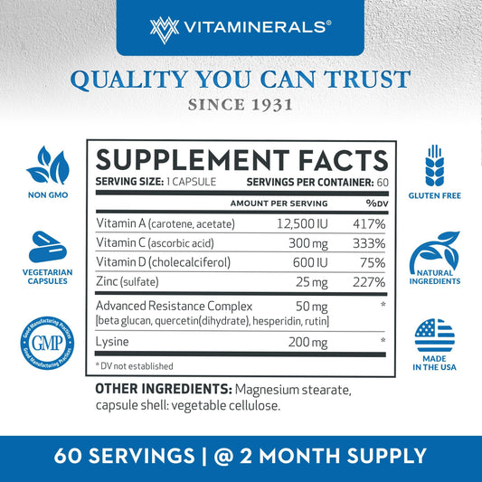 Etiqueta botella Vitaminerals AZACT vitamins