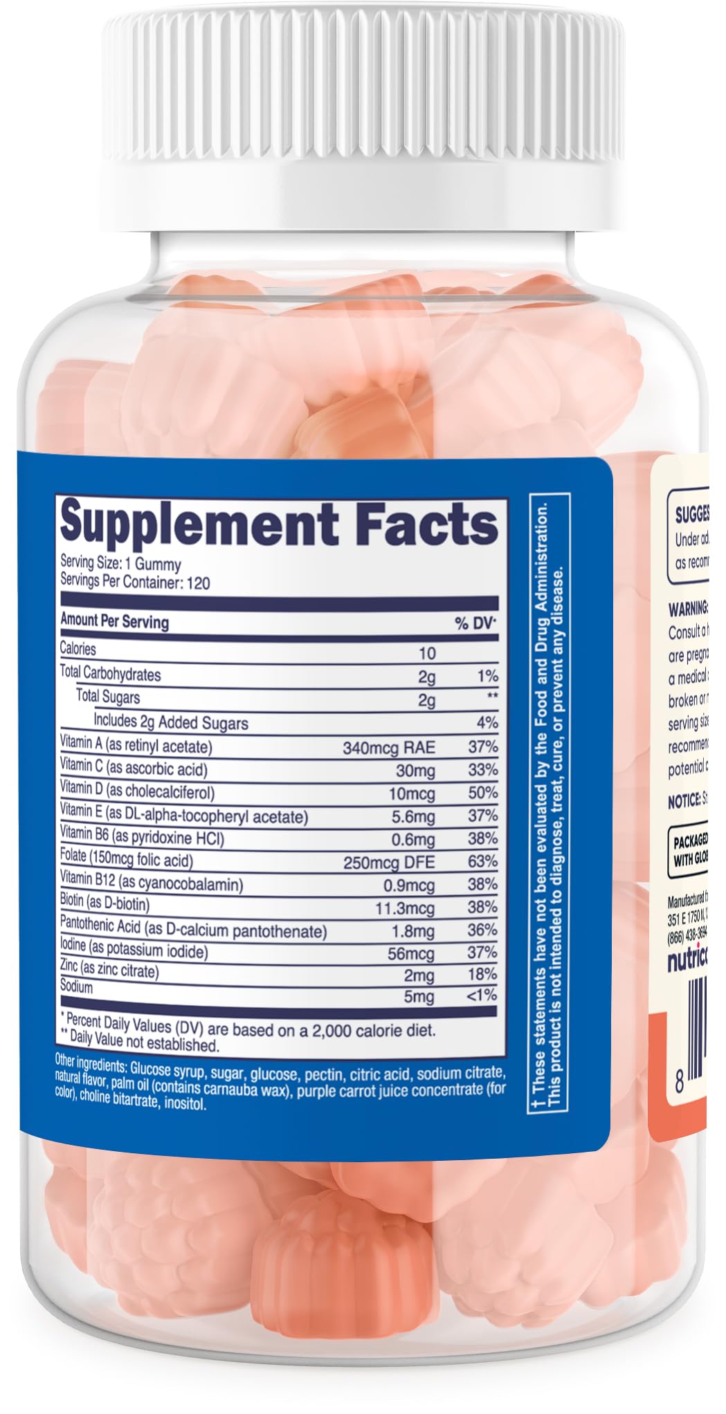 Etiqueta de calidad Nutricost