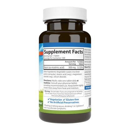 Etiqueta Carlson Niacin-Time 500 mg